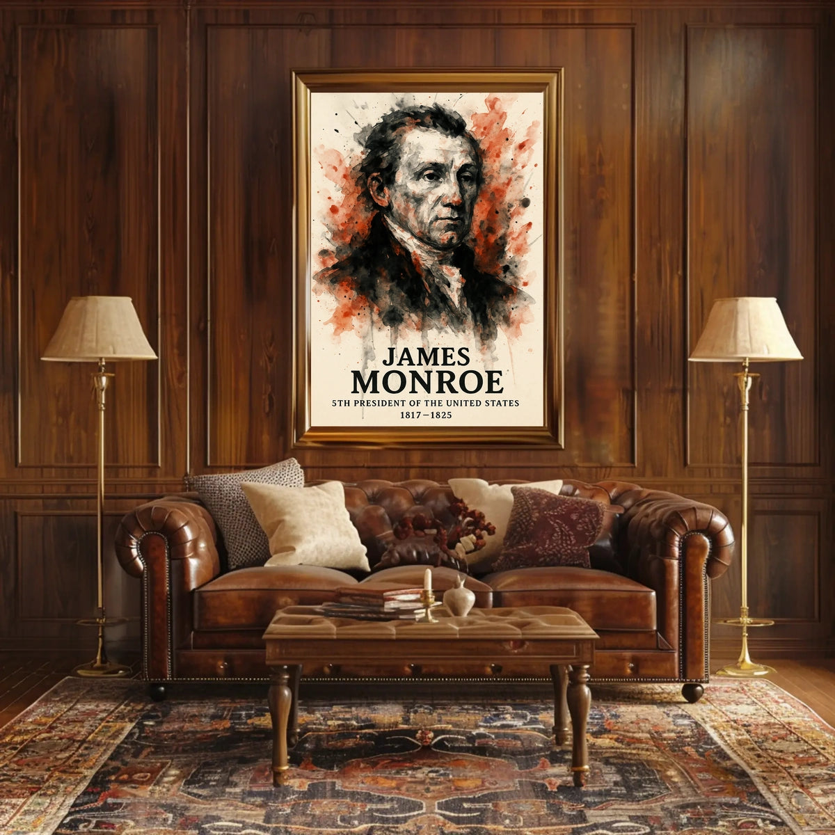 James Monroe 5th President Poster