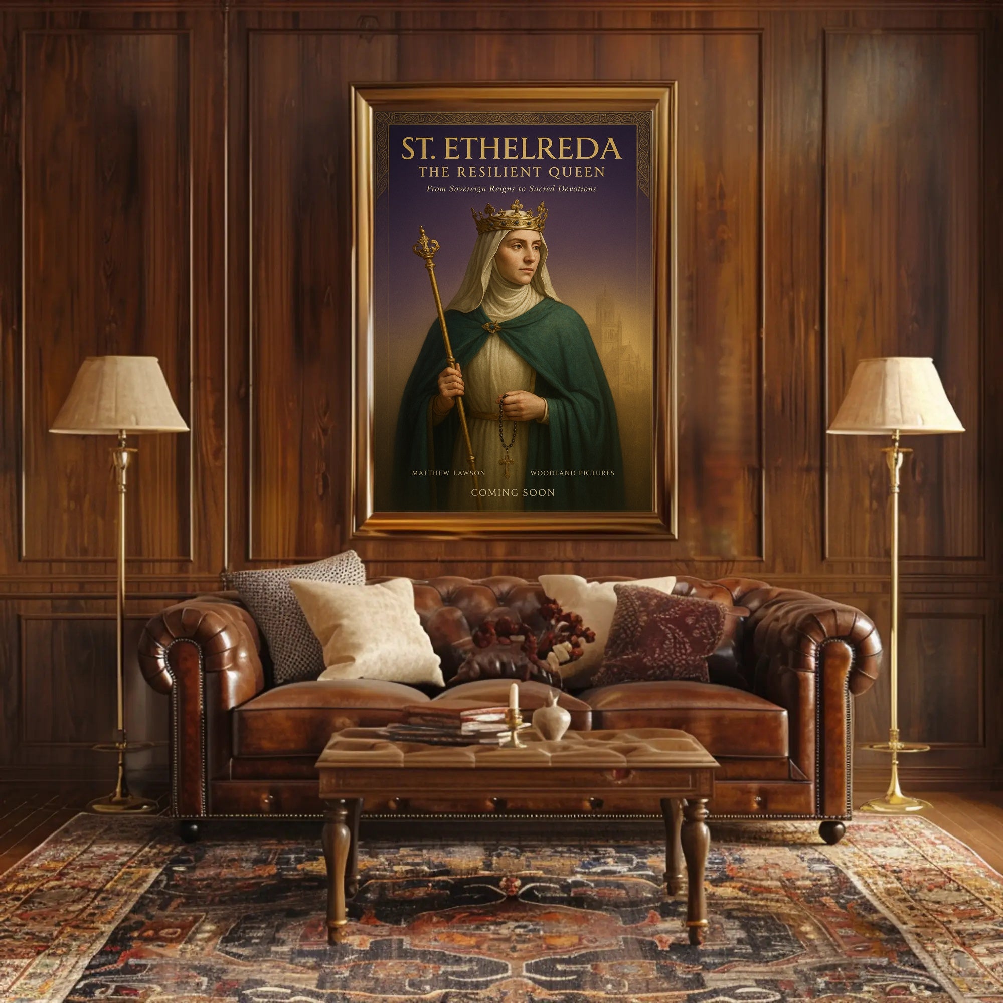 St. Etheldreda The Resilient Queen Poster