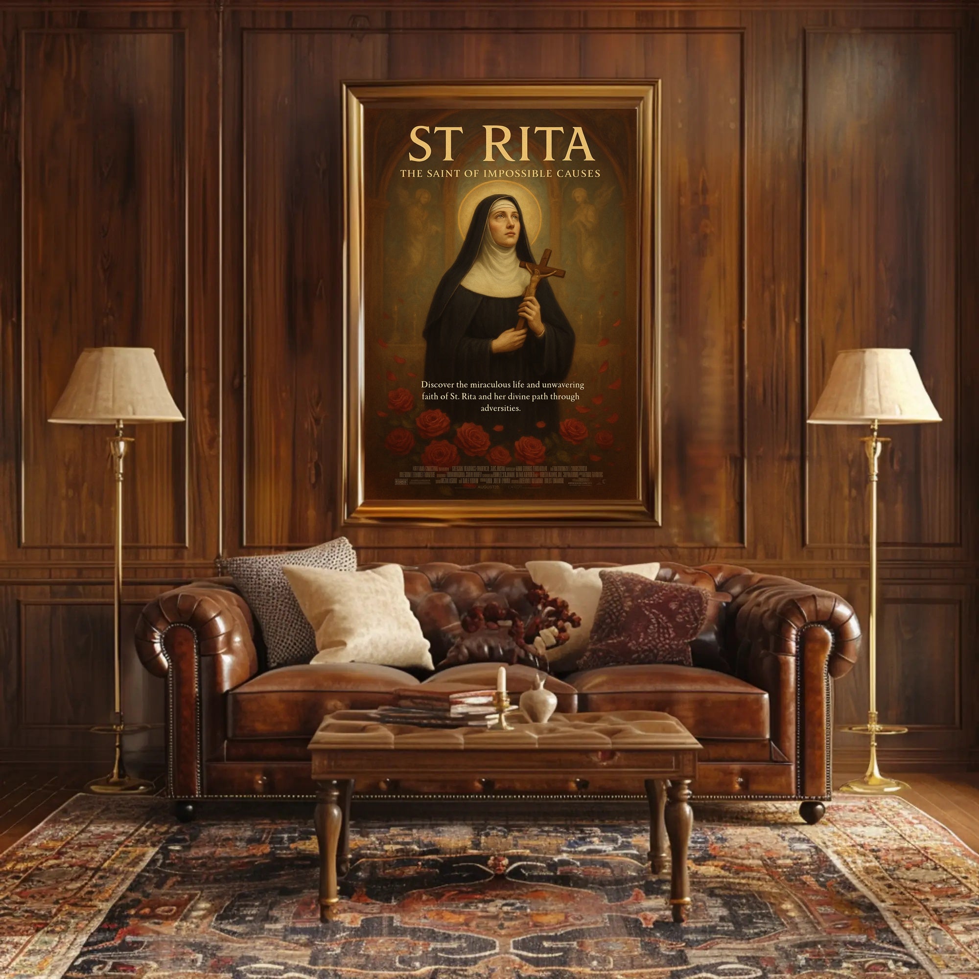 St. Rita The Saint of Impossible Causes Poster PosterGoat