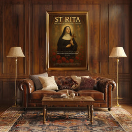 St. Rita The Saint of Impossible Causes Poster PosterGoat