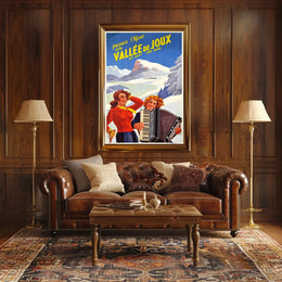 Winter In Vallée De Joux Poster