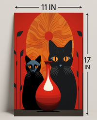 Feline Elegance Poster