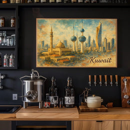 Kuwait Cityscape Poster
