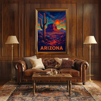 Arizona Desert Landscape Poster