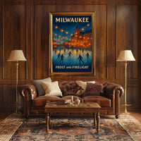 Milwaukee Frost And Firelight Poster
