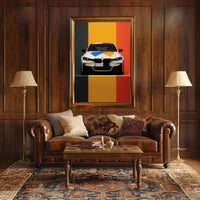 Vibrant Automotive Design Poster PosterGoat