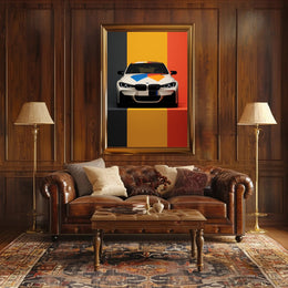 Vibrant Automotive Design Poster PosterGoat