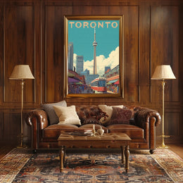 Toronto Cityscape Poster