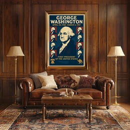 George Washington 1st President Poster PosterGoat