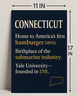 Connecticut Highlights Wall Art Print PosterGoat