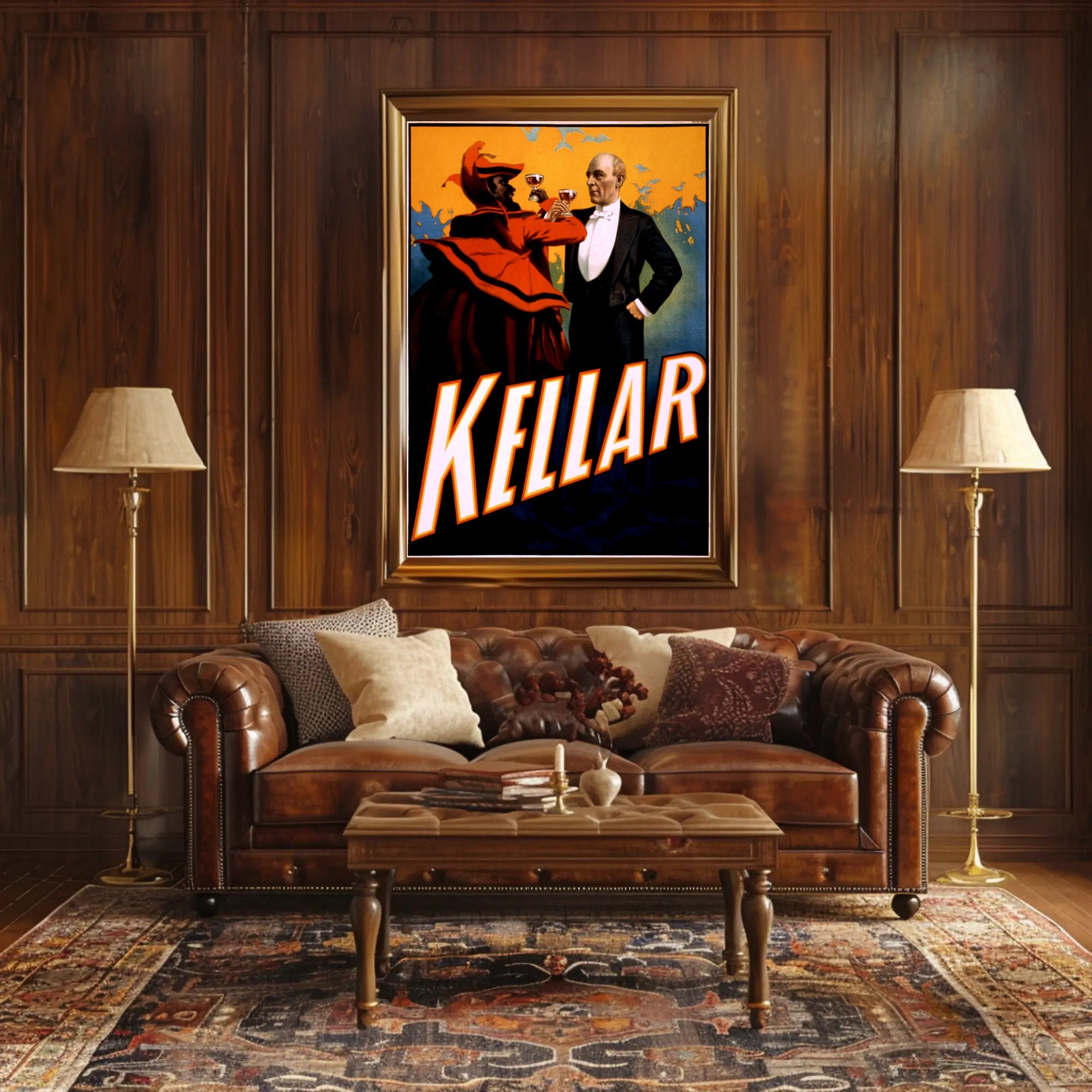 Kellar Vintage Magic Show Poster - Abstract, Artistic, or Pop Culture Poster