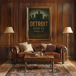 Detroit Event Invitation Poster