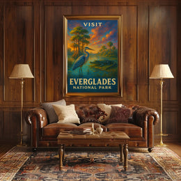 Visit Everglades National Park Poster