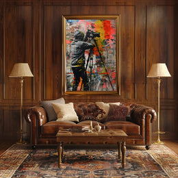 Urban Photography Street Art Poster: A Burst of Creativity