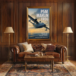 Martin P5M Marlin Last of the Seaborne Patrol Kings Poster PosterGoat