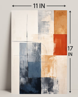 Abstract Geometric Harmony Abstract Poster