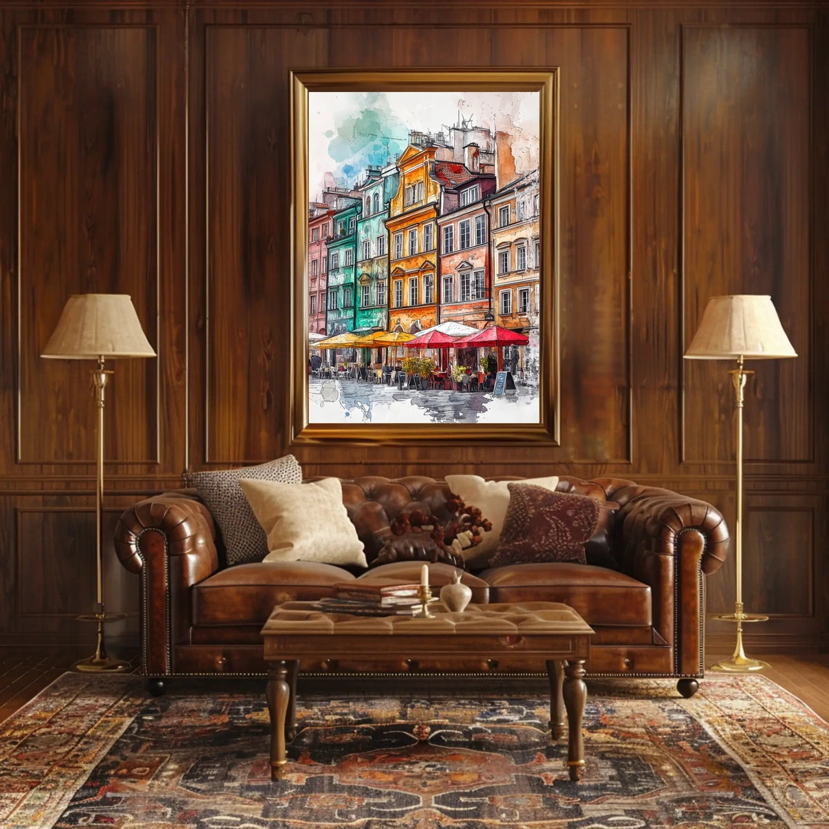 Poland Warsaw Old Town Square Poster