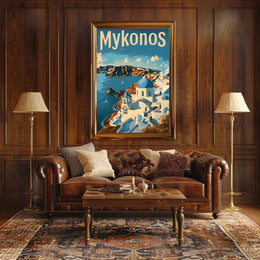 Mykonos Dreamscape Poster