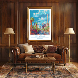 Las Vegas Street View Poster