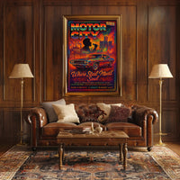 Motor City – Where Steel Meets Soul Poster PosterGoat