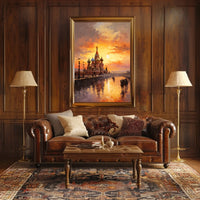 St. Basil's Cathedral at Sunset – Cultural or Heritage Poster