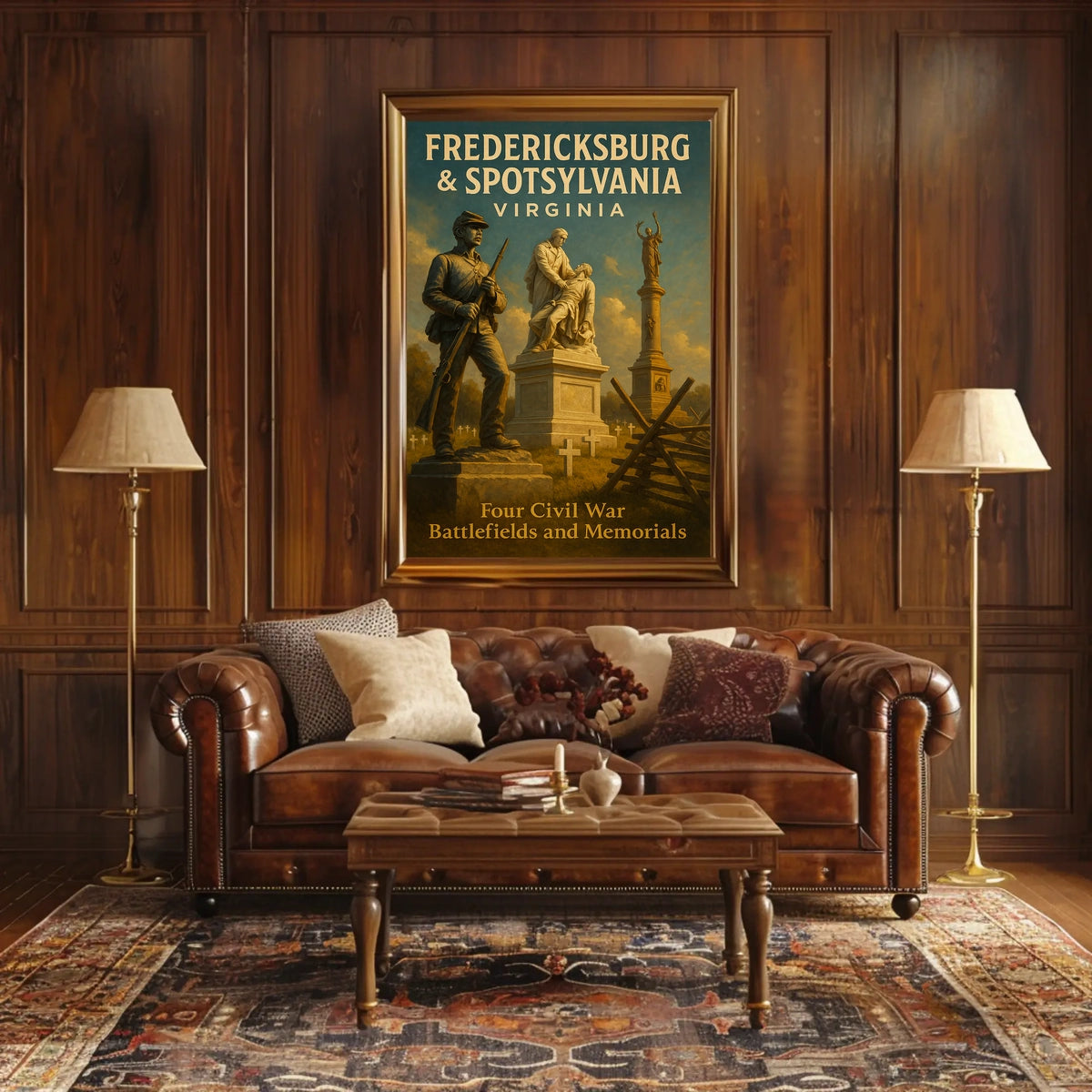 Fredericksburg Spotsylvania Civil War Poster