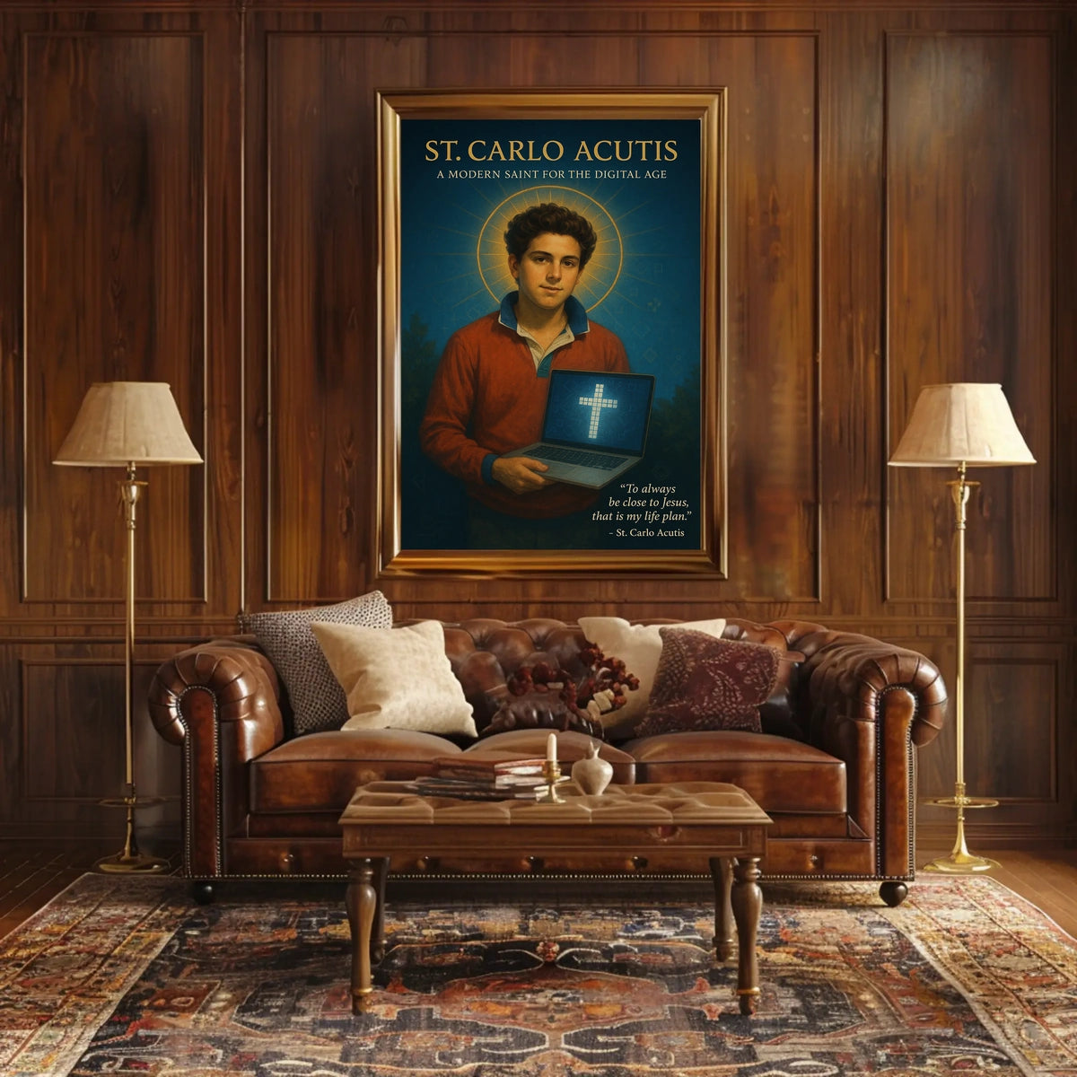St. Carlo Acutis A Modern Saint for the Digital Age Poster
