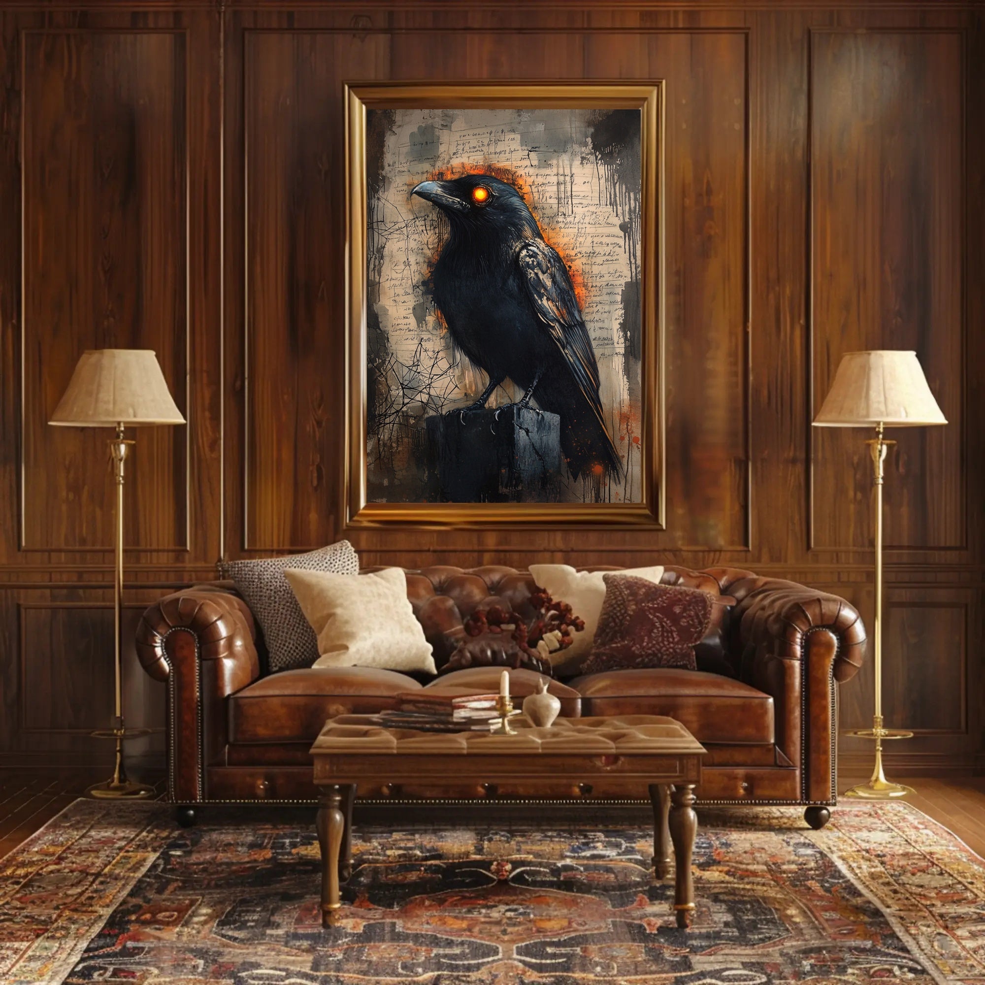 The Enigmatic Raven Poster