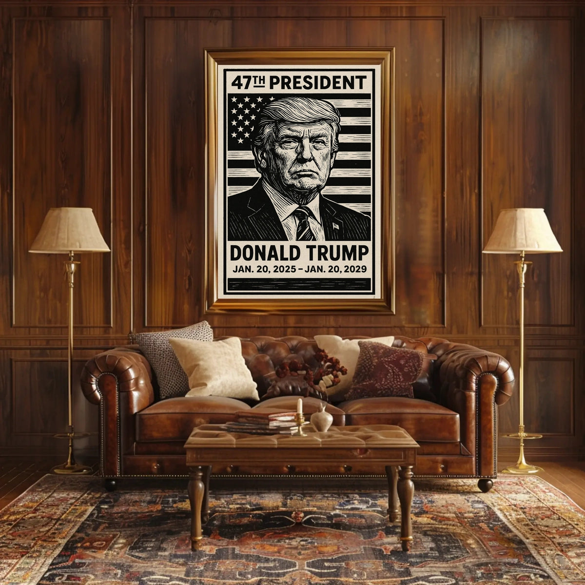 Donald Trump 47th President Poster