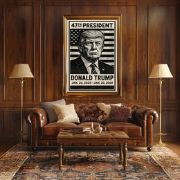 Donald Trump 47th President Poster