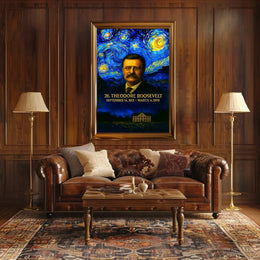 Theodore Roosevelt 26th President of the United States Presidential Masterpiece Series Poster