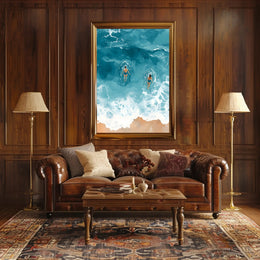Ocean Serenity Poster Coastal Wall Art Print