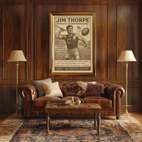Jim Thorpe Legendary Athlete Jim Thorpe Poster