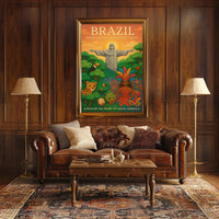 Discover the Heart of South America Poster