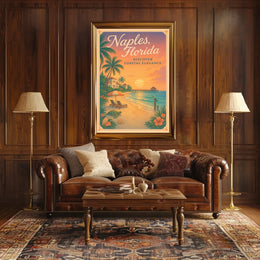 Naples, Florida Discover Coastal Elegance Poster
