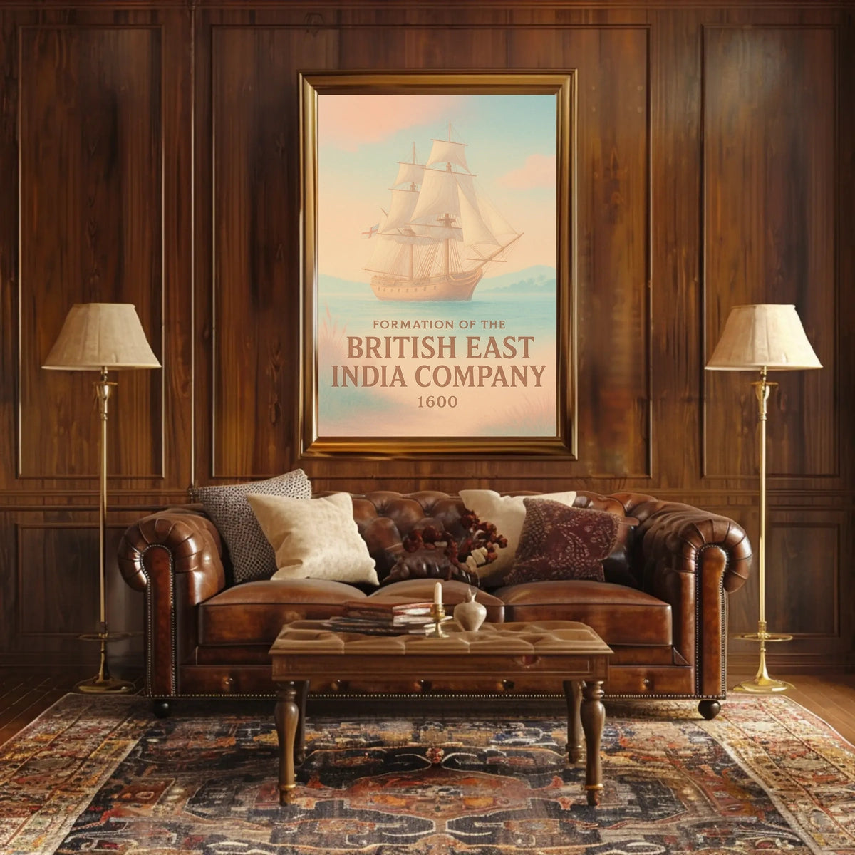 Formation of the British East India Company Poster