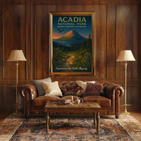 Acadia National Park Landscape Adventure Nature Poster