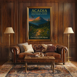 Acadia National Park Landscape Adventure Nature Poster