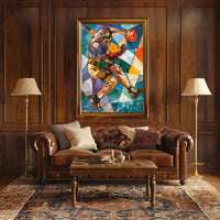 Abstract Visual Storytelling Art Poster