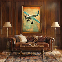 Vintage Adventure in Aviation Poster