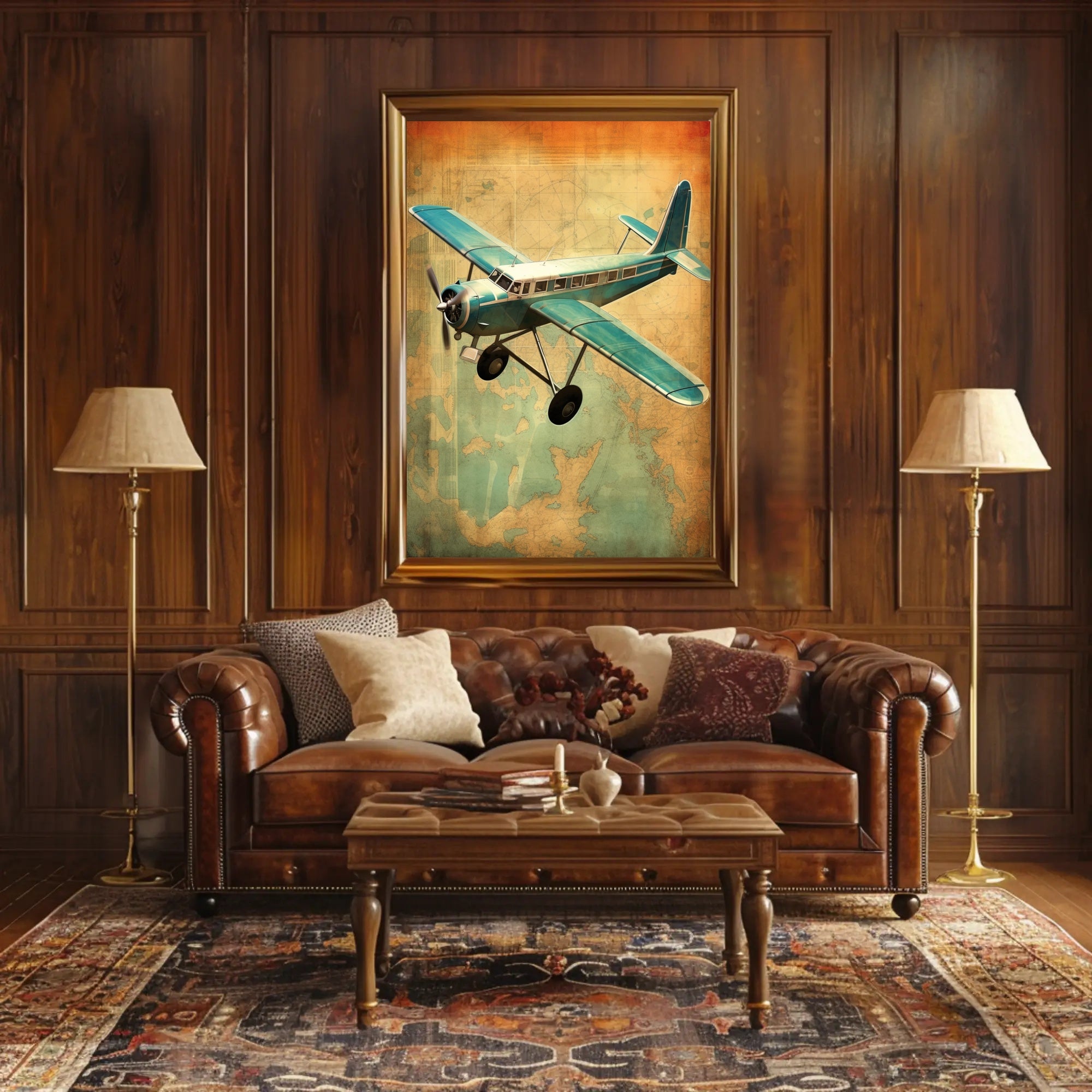 Vintage Adventure in Aviation Poster