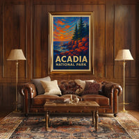 Acadia National Park Scenic Wanderlust Poster
