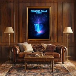 Niagara Falls 2099 Poster PosterGoat
