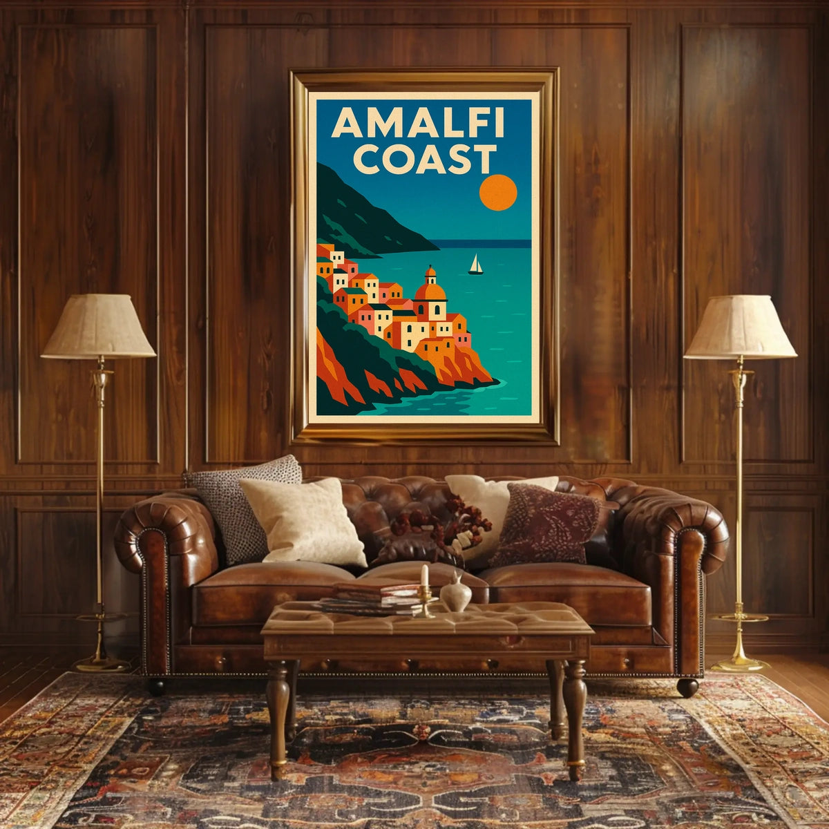 Amalfi Coast A Scenic Escape Poster