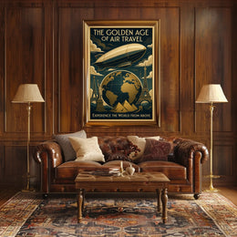 The Golden Age of Air Travel Poster