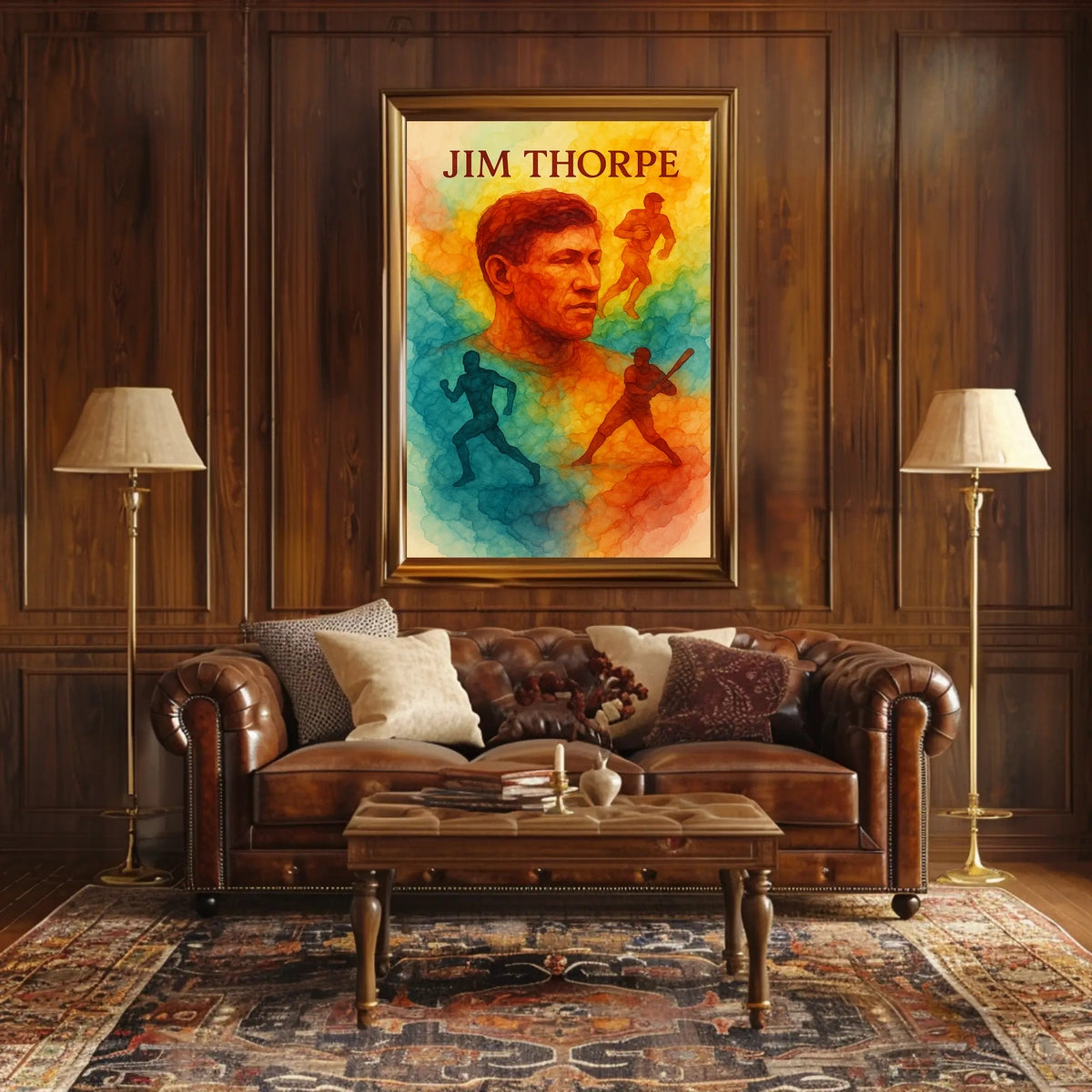 Jim Thorpe A Legendary Athlete Poster