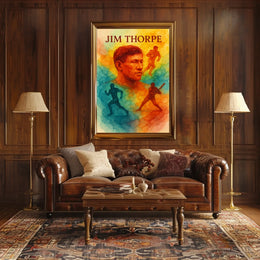 Jim Thorpe A Legendary Athlete Poster