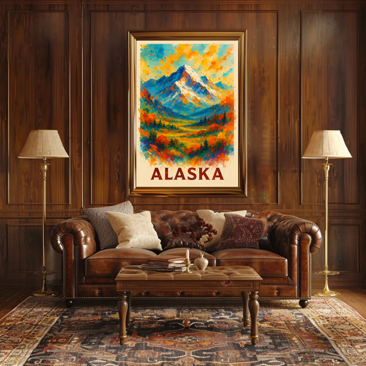 Alaska Mountain Landscape Poster