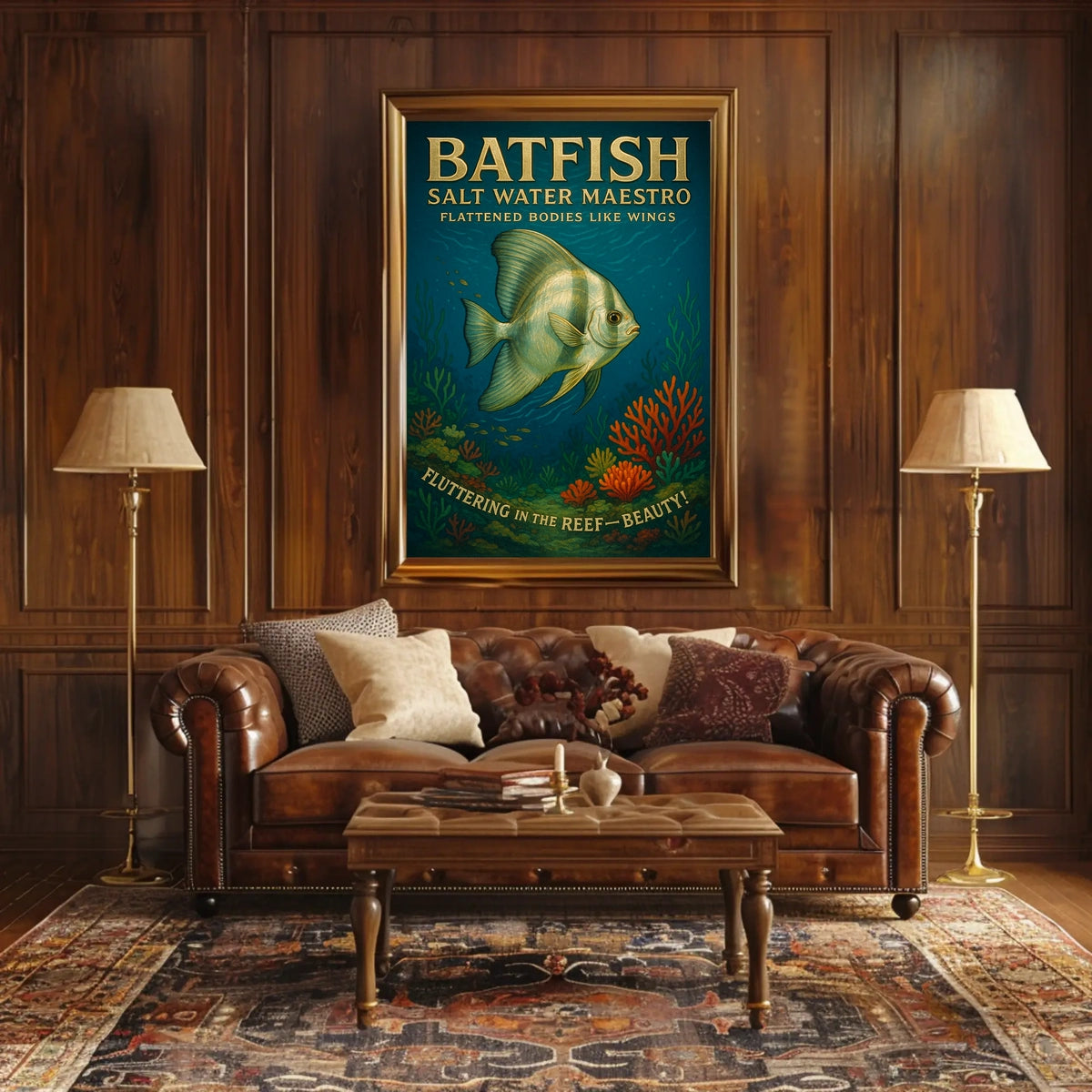 Batfish Salt Water Maestro Poster