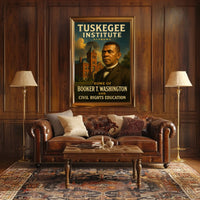 Booker T. Washington And Tuskegee Poster